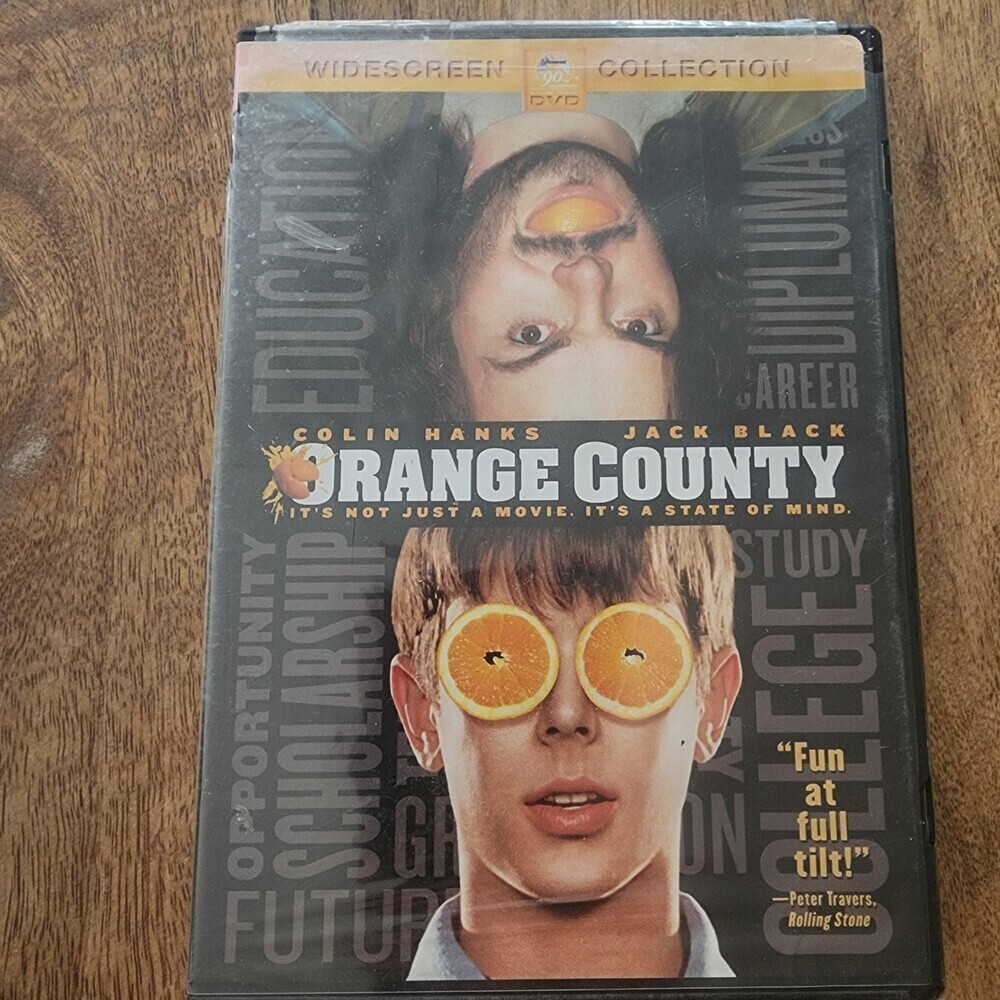 Orange County DVD Widescreen Colin Hanks Jack Black PG-13 Paramount New Sealed